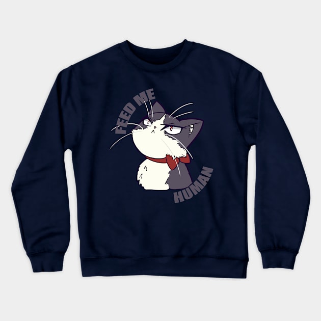 Feed Me Human Haru Crewneck Sweatshirt by kelsmister